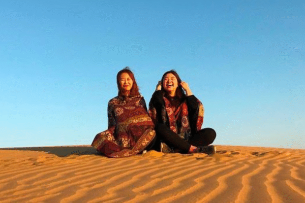 Sunrise at the Desert